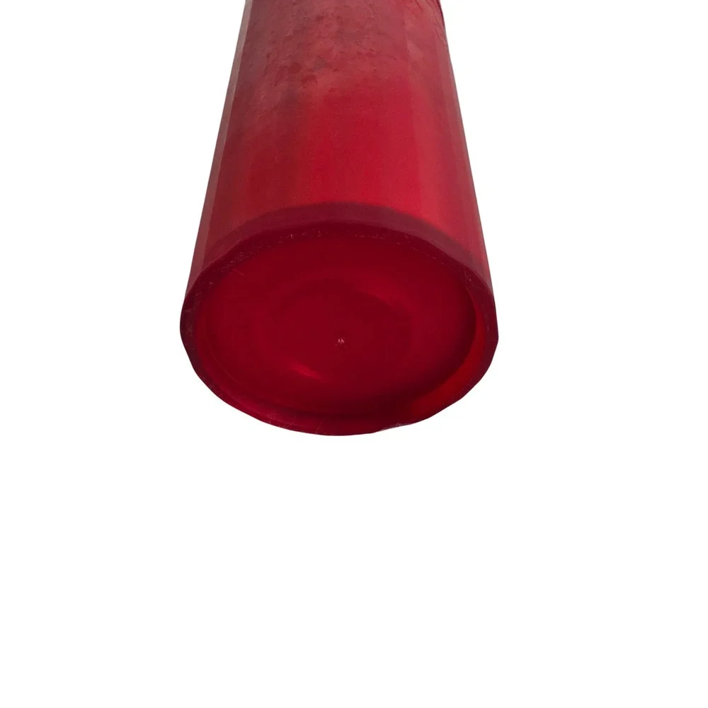 Starbucks Ruby Red Hearts Venti 24oz Cold Cup Tumbler with Faceted Lid and Straw